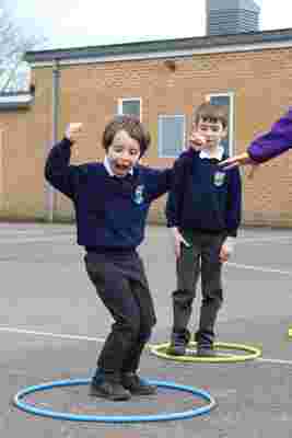 Term Time Child Sports winning excited