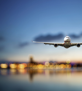 přistávající letedlo