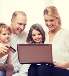 Rodiče a děti - počítač, kreditka