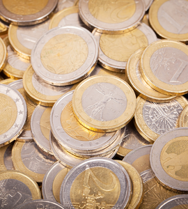 eurové mince