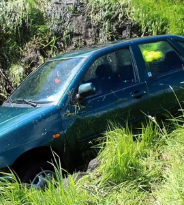 Havarované auto vo vode