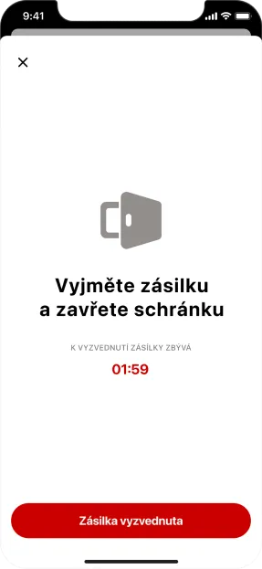Parcel pickup from Z-BOX with Zásilkovna mobile app