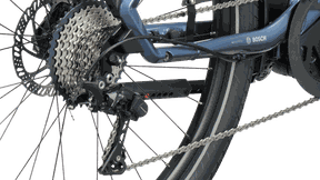Detailfoto versnellingen e-bike