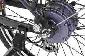 Close-up picture of a bike's rear wheel
