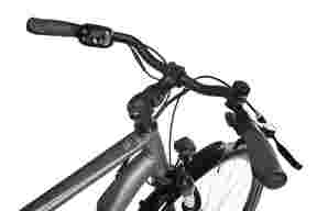 Close-up picture of a Suntour control panel for e-bike 