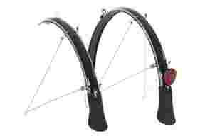 Picture showing to bike mudguards.