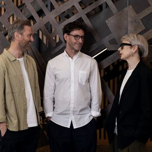 Three people, left Andy O'Carroll, middle David MacMillan, Right Lucy Halley