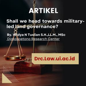 Shall we head towards military-led land governance?