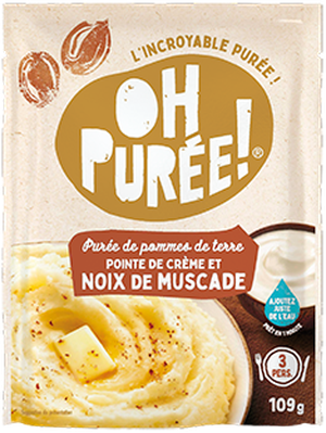 OH PURÉE!® Pointe de Crème et Noix de Muscade