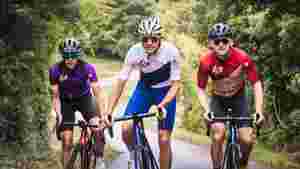 3 riders wearing Lapierre cycling kits