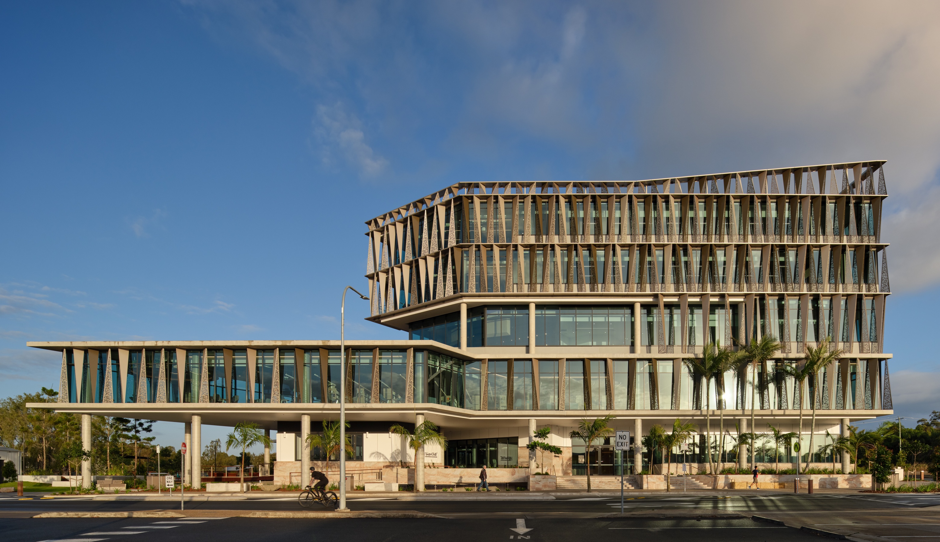 Community hub, architecture, interior design, geometric design