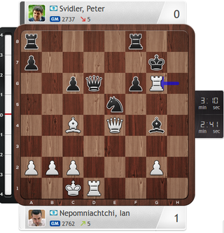 22.Txg6! und aus – die Partie der neunten Runde.