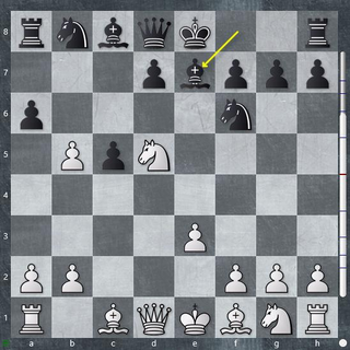 8.Sxf6 Lxf6 9. Dd5 nebst Dxc5, und schwarze Kompensation für die zwei Minusbauern ist kaum zu sehen. Nepomniachtchi spielte stattdessen 8.Sf3.