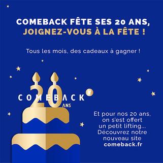 ComeBack célèbre ses 20 ans !
