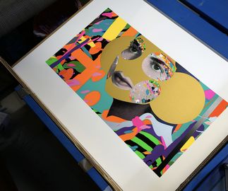 in-process screenprint by Paul Insect