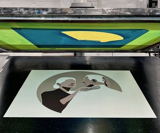 Adriana Oliver circular print at printers