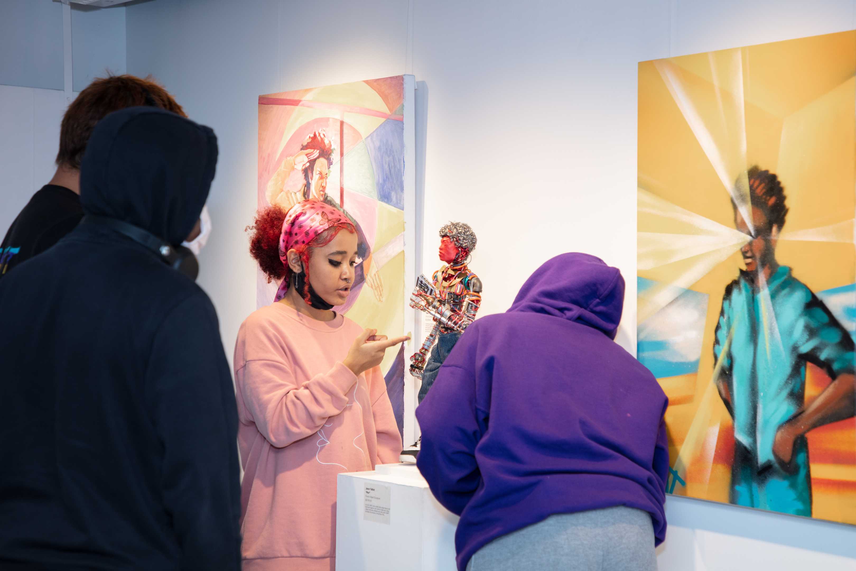 The AFH Gallery features multi-media artist Jason 