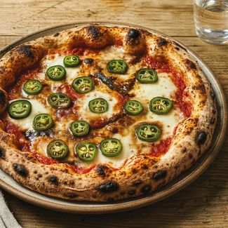 Pizza made with Marmite