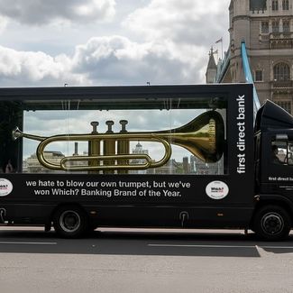 blown its own trumpet first direct vml