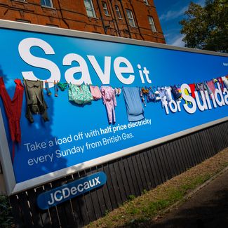 The&Partnership British Gas 'Save it for Sunday' OOH