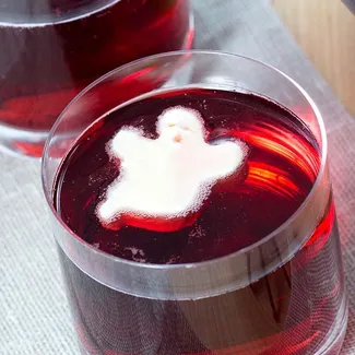 Sparkling Punch with Icy Ghosts
