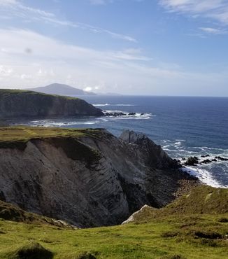 cliffs along the wild atlantic way in ireland