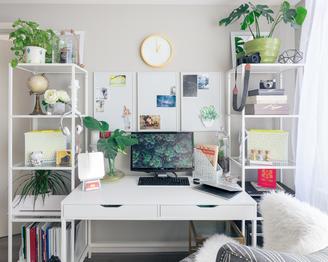 Virtual work environment home office