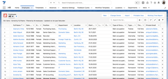 How to use Salesforce List Views - Employee object tab