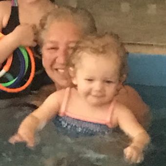Linda Taught All Her Granddaughters to Swim at Home