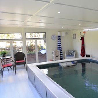 Case Study: Endless Pool Room with Hot Tub Area