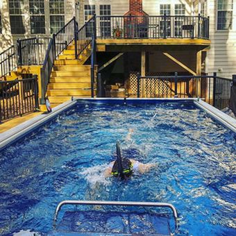 Jim & Liz Build an At-Home Deck Pool Resort