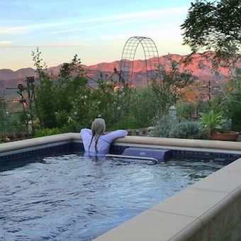 8 Partially In-Ground Garden Pools from Endless Pools®