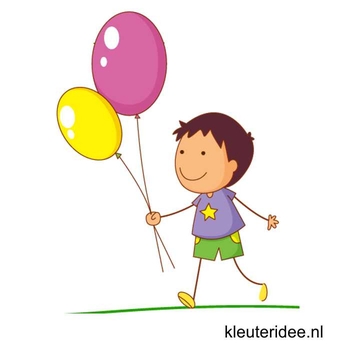 Gymles met ballonnen voor kleuters 2, kleuteridee.nl