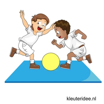 Gymles voor kleuters, eenvoudige judoles 3, kleuteridee.nl