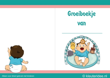 Zuigelingenbureau met rekenactiviteiten voor kleuters 9, thema baby's, kleuteridee.nl, met gratis groeiboekje download
