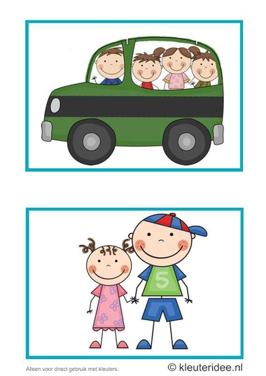 Dagritmekaarten voor kleuters 9, kleuteridee.nl , excursie en Sova , daily schedule cards for preschool 9, free printable.