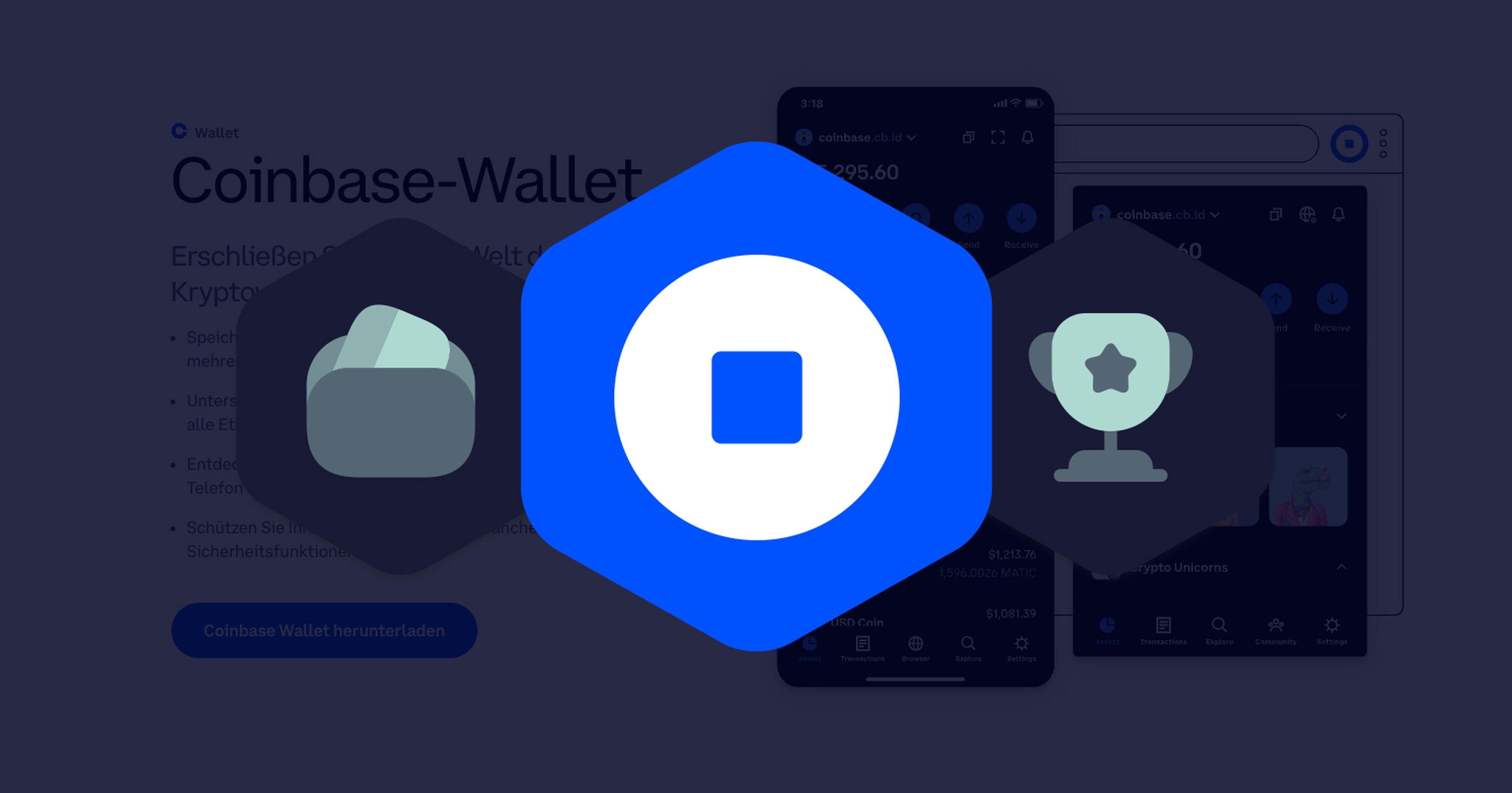 Coinbase Wallet: Die beste Krypto Wallet App