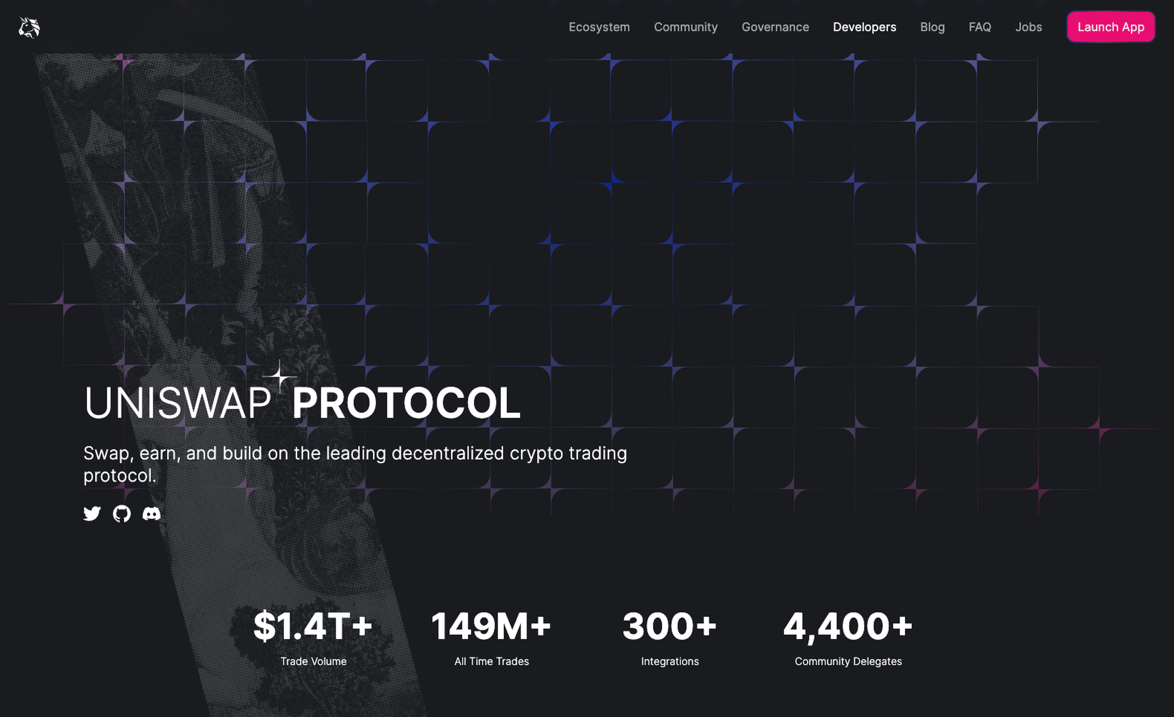 Uniswap Protocol Website