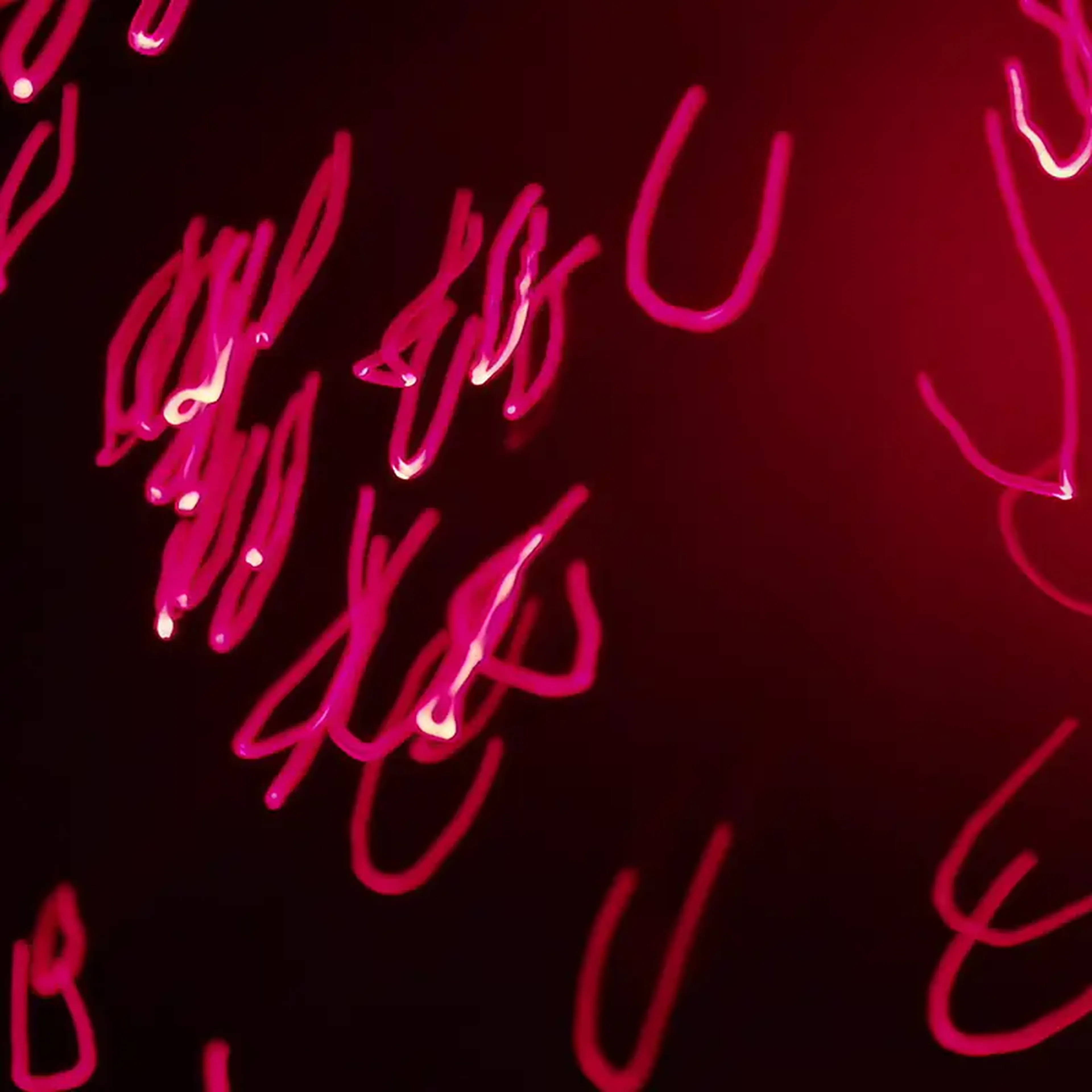 Abstract background of pink neon light, from the Sound of Colgate campaign