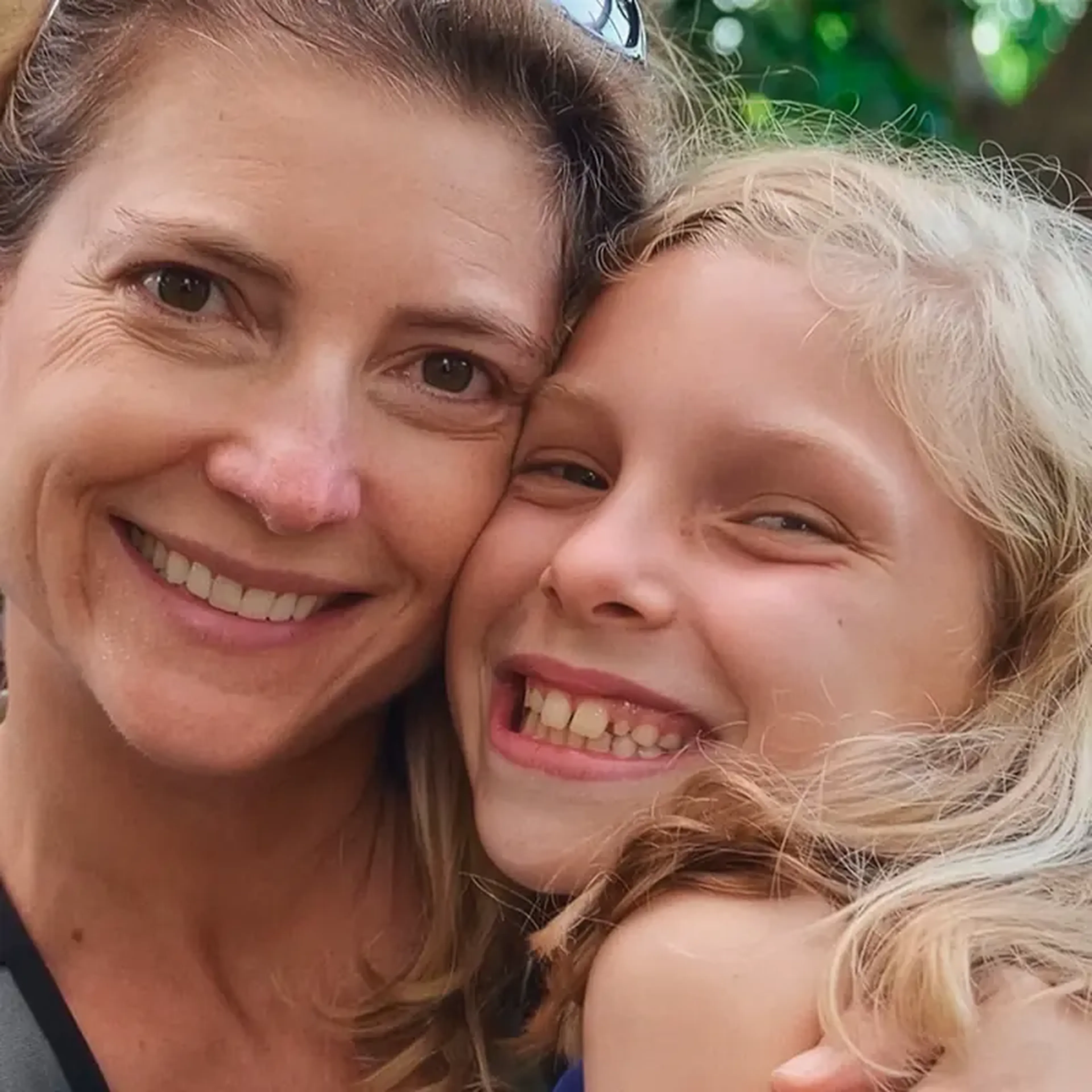 Close-up of a mother and daughter smiling together, from the MassiveMusic Dove campaign