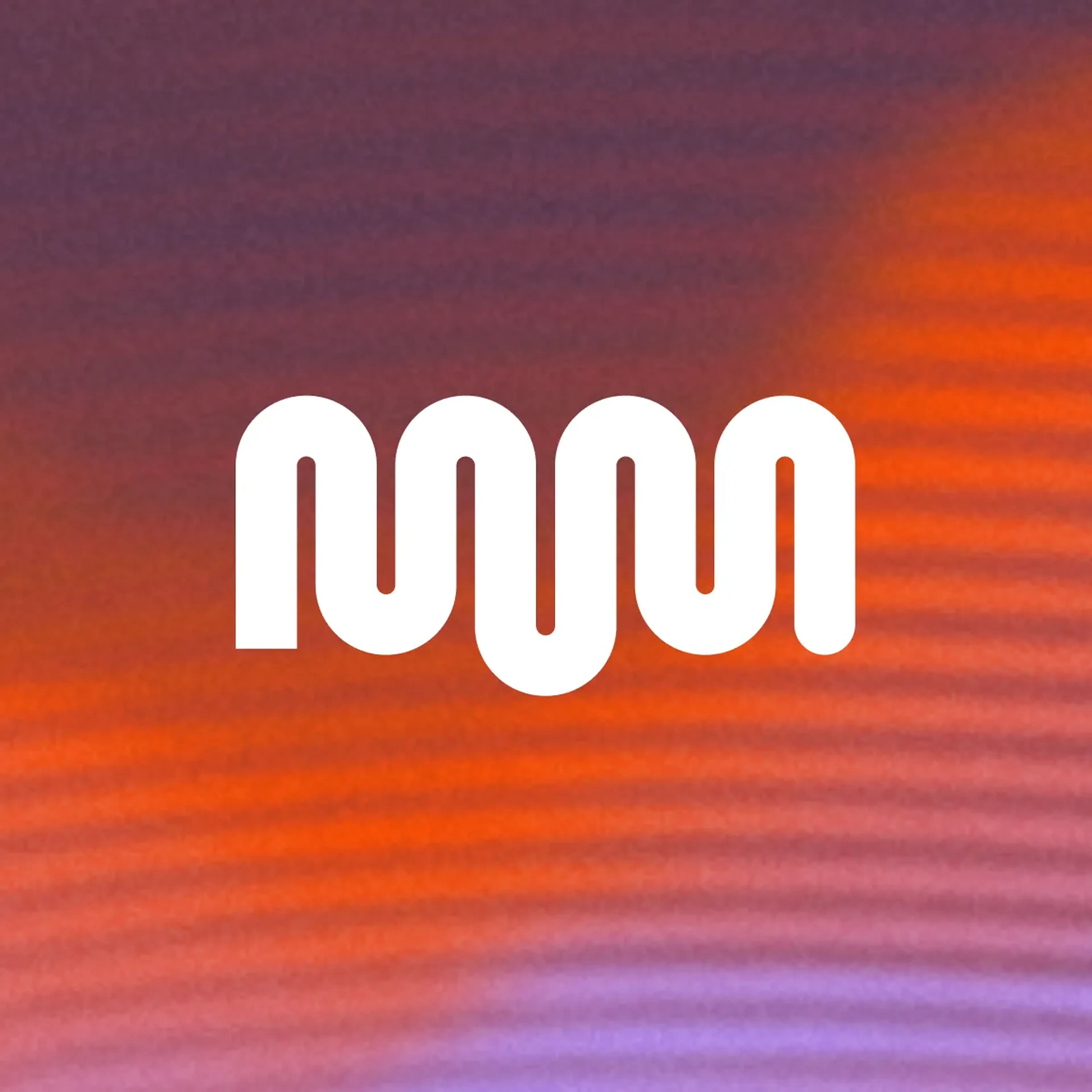 MassiveMusic symbol on an orange gradient, opening the About page introduction to the company