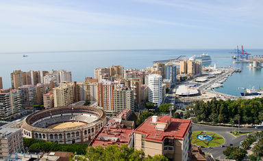 Malaga cityscape