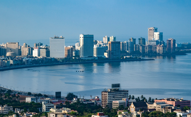 Aerial view of Mumbai city