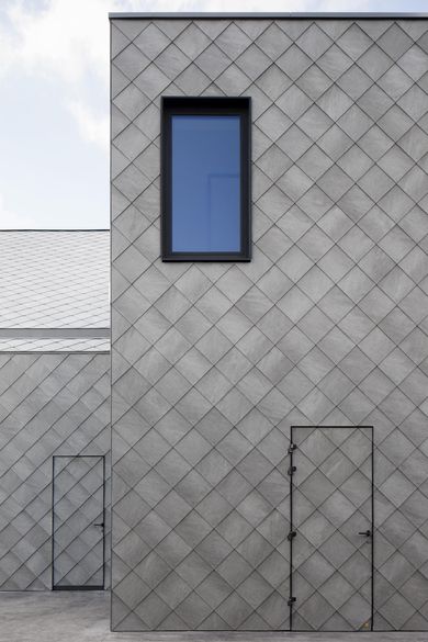 Ardonit, natural grey, diamond covering, checkerboard pattern, Drongen
