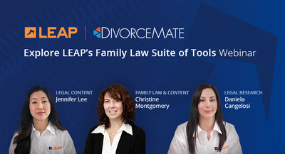 Family Law Webinar Banner