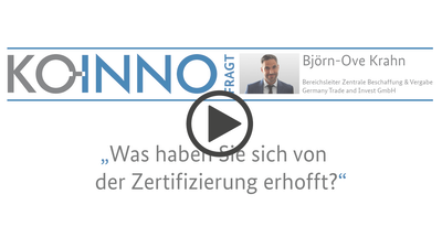 KOINNO fragt: Was haben Sie sich von der Zertifizierung erhofft