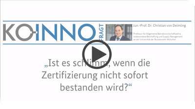 KOINNO fragt: Ist es schlimme, wenn die Zertifizierung nicht sofort bestanden wird?
