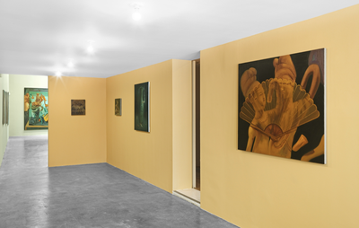 Dominique Fung's artwork displayed in a gallery space