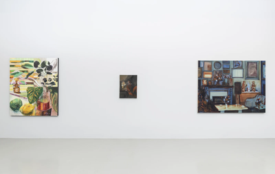 Danielle Mckinney's artwork displayed in a gallery