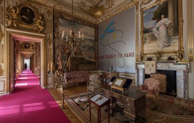 Weiner's work displayed in Blenheim Palace